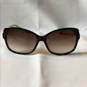 Kate Spade Ailey Turquoise shell sunglasses